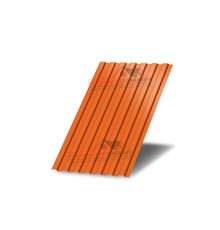 Профнастил С8 с нестандартной шириной 0,80 м толщина 0,5 окрашенный