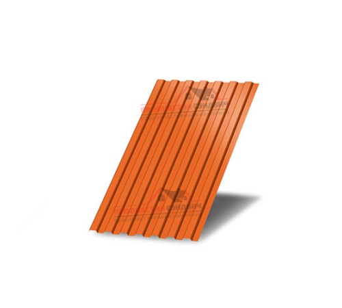 Купить профнастил С8 с нестандартной шириной 0,80 м толщина 0,5 окрашенный 