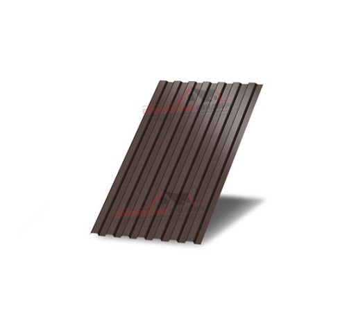 Купить профнастил С8 с нестандартной шириной 0,80 м толщина 0,55 окрашенный 