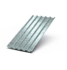 Профнастил С44-0.8, Ширина-1100, Оцинкованный