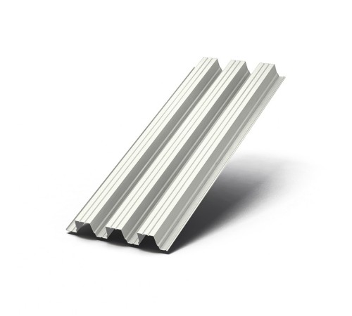 Купить профлист Н114-1.0, Ширина-750мм, Полиэстер RAL9010 