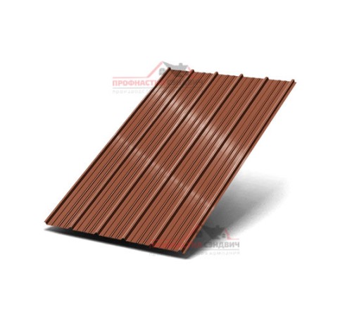 Купить профнастил ST-15-1175-0.5 Полиэфир RAL 8004 