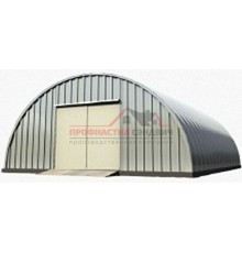 Быстровозводимый сборно-разборный ангар S 12.4x4.8, 4.2x4.2, 1.5