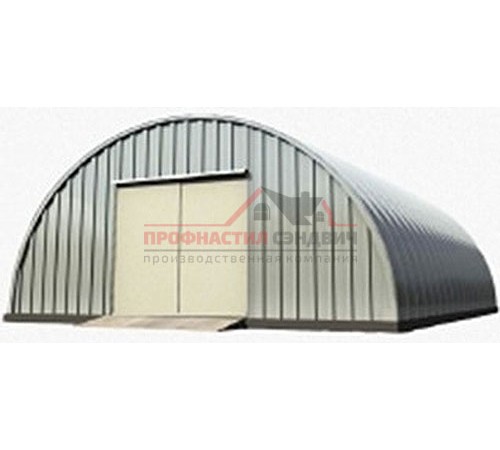 Купить быстровозводимый сборно-разборный ангар S 13.6x5.6, 4.2x4.2, 0.5 