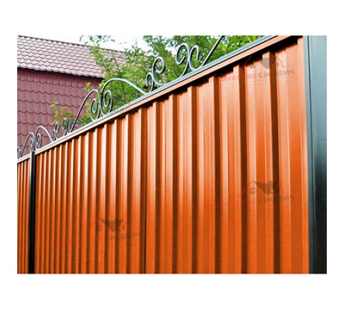 Цена на Профилированный лист С-15-1190-0.5 (с гранью) (Rooftop Matte) RAL 2004