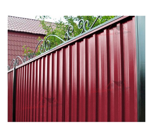 Цена на Профилированный лист С-15-1190-0.4 (с гранью) Полиэстер RAL 3003