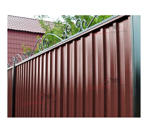 Цена на Профилированный лист С-15-1190-0.4 (с гранью) Полиэстер RAL 3009