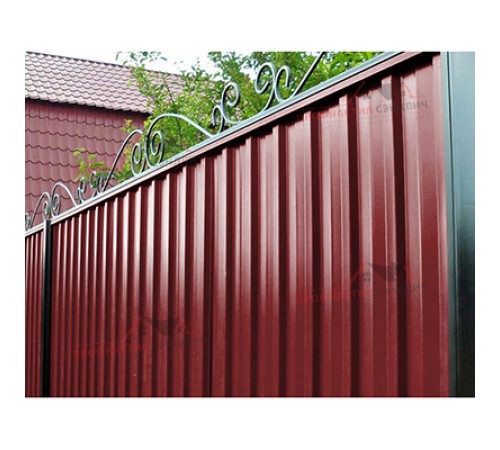 Цена на Профилированный лист С-15-1190-0.45 (с гранью) (Printech) RAL 3011