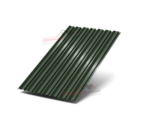 Цена на Профилированный лист С-15-1190-0.45 (с гранью) Полиэстер RAL 6020