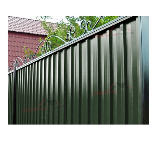 Цена на Профилированный лист С-15-1190-0.45 (с гранью) Полиэстер RAL 6020