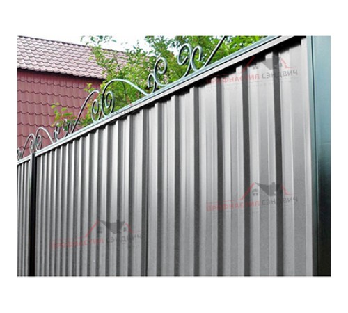 Цена на Профилированный лист С-15-1190-0.4 (с гранью) Полиэстер RAL 7004