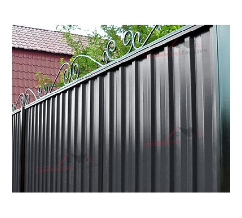 Цена на Профилированный лист С-15-1190-0.45 (с гранью) (Printech) RAL 7024