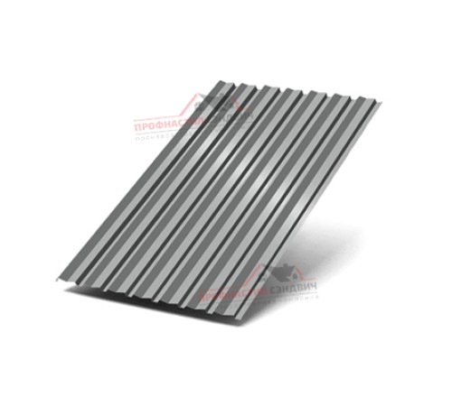Цена на Профилированный лист С-15-1190-0.5 (с гранью) (Rooftop Glance) RAL 9006