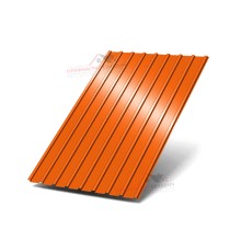 Профнастил окрашенный С18-800-0.6 цена за м2