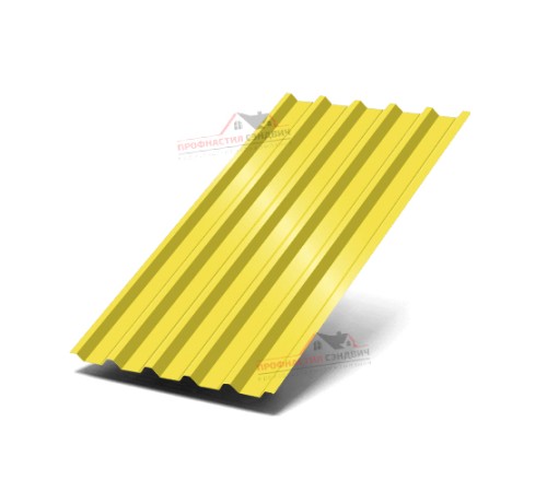 Купить профлист С44-0.45, Ширина-1100, Полиэстер RAL1018 