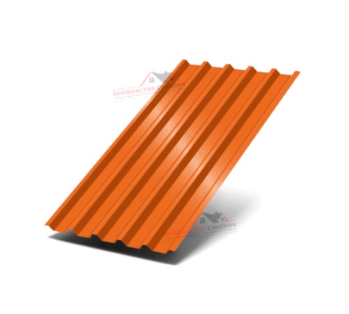 Купить профлист С44-0.45, Ширина-1100, Полиэстер RAL2004 