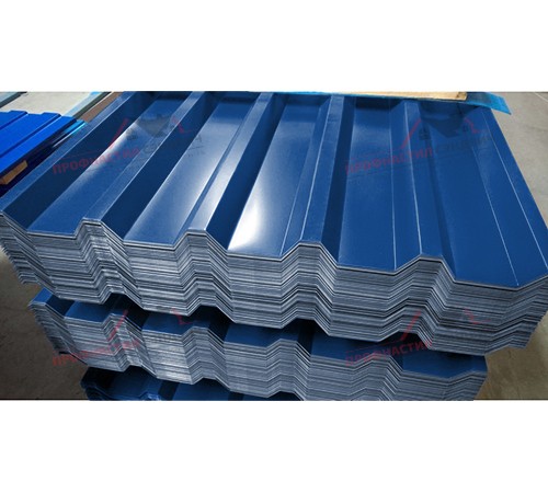 Купить профилированный лист С44-0.5, Ширина-1100, PURMAN RAL5005 