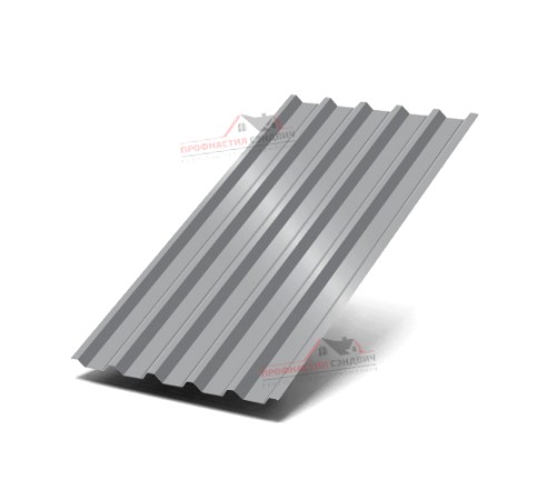 Купить профилированный лист С44-0.8, Ширина-1100, Полиэстер RAL7004 