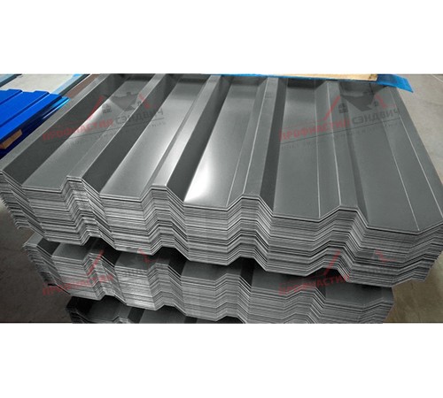 Купить профилированный лист С44-0.45, Ширина-1100, Полиэстер RAL7005 