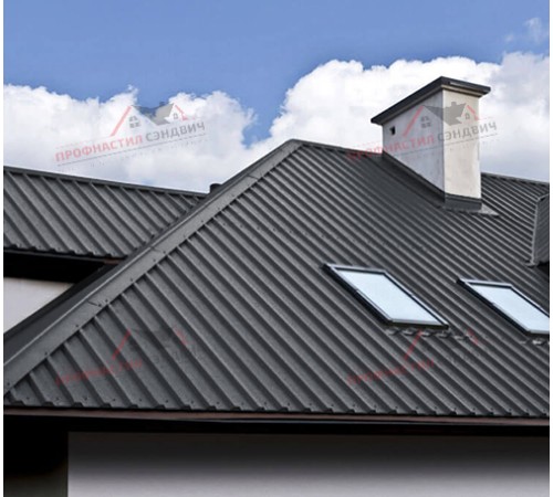 Купить профлист С44-0.45, Ширина-1100, Viking RAL7024 