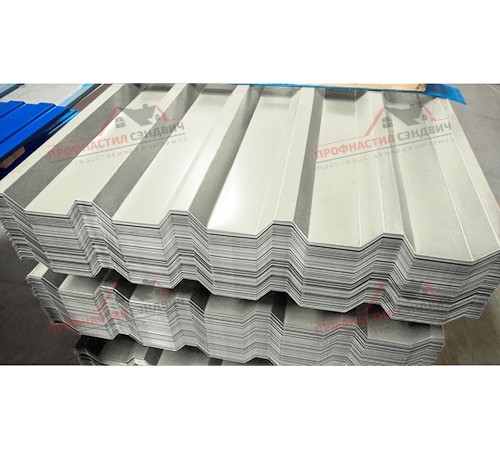 Купить профилированный лист С44-0.8, Ширина-1100, Полиэстер RAL9003 