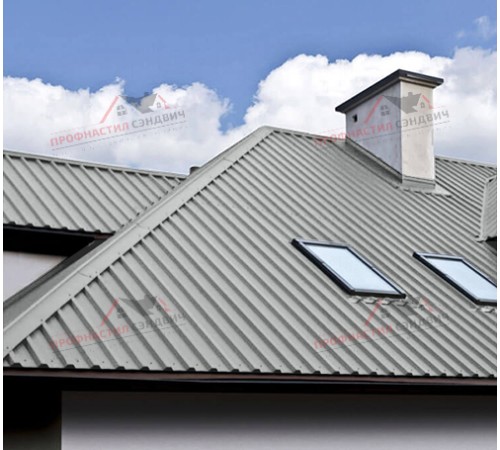 Купить профлист С44-0.5, Ширина-1100, Norman RAL9006 