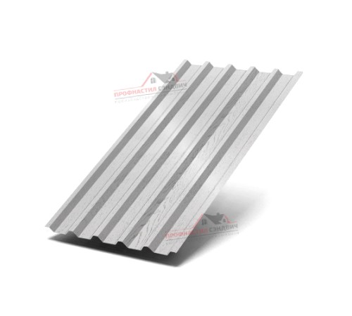 Купить профилированный лист С44-0.5, Ширина-1100, ECOSTEEL-MA Беленый Дуб 