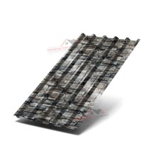 Профлист С44-0.5, Ширина-1100, ECOSTEEL Белый Камень