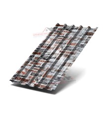 Профлист С44-0.5, Ширина-1100, ECOSTEEL Кварцевый Сланец