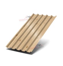 Профилированный лист С44-0.5, Ширина-1100, ECOSTEEL-MA Сосна