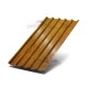 Купить профилированный лист С44-0.5, Ширина-1100, ECOSTEEL-T Золотой Дуб 