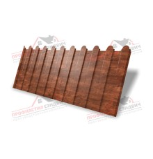 Профнастил фигурный C8 - 0,45 Print Elite Cherry Wood