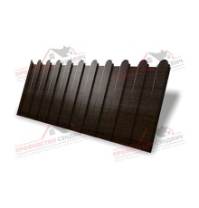 Профнастил фигурный C8 - 0,45 Print Elite Coffee Wood