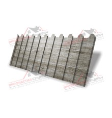 Профнастил фигурный C8 - 0,45 Print Elite Nordic Wood