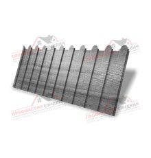 Профнастил фигурный C8 - 0,45 Print Premium Silver Wood