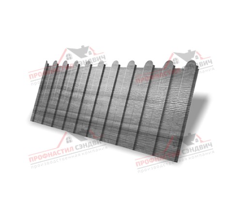 Купить профнастил фигурный C8 - 0,45 Print Premium Silver Wood от производителя