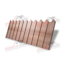 Профнастил фигурный C8 - 0,45 Print Elite White Wood