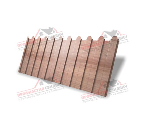 Купить профнастил фигурный C8 - 0,45 Print Elite White Wood от производителя