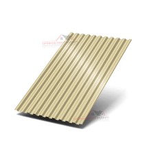 Профилированный лист C21-0.4, Ширина-1000, Полиэстер RAL1014