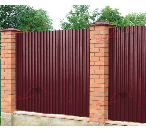 Купить профнастил C21-0.4, Ширина-1000, Полиэстер RAL3005 