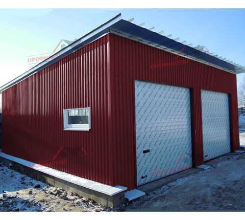 Профилированный лист C21-0.5, Ширина-1000, Полиэстер RAL3005