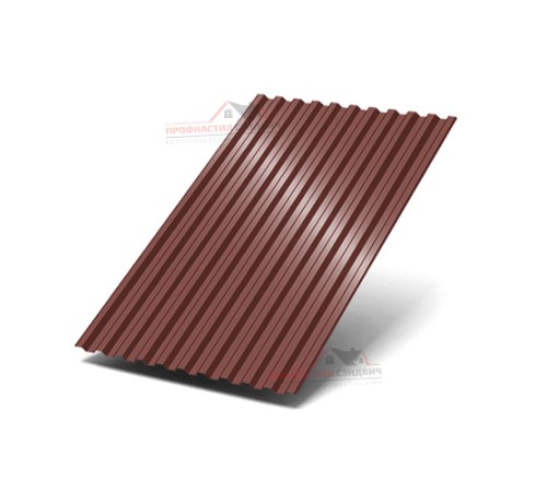 Профилированный лист C21-0.7, Ширина-1000, Полиэстер RAL3009