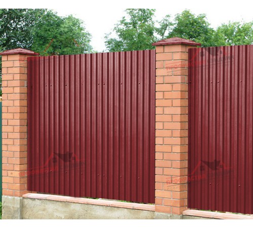 Купить профнастил C21-0.7, Ширина-1000, Полиэстер RAL3011 