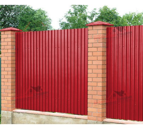 Купить профнастил C21-0.45, Ширина-1000, Полиэстер RAL3020 