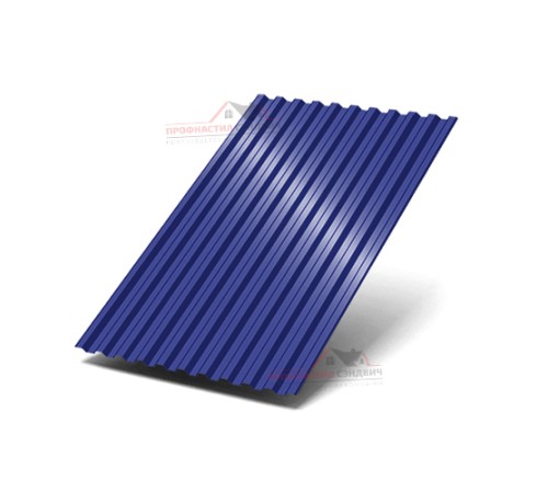 Профилированный лист C21-0.5, Ширина-1000, Полиэстер RAL5002