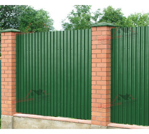 Купить профнастил C21-0.5, Ширина-1000, Полиэстер RAL6002 