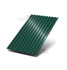 Профилированный лист C21-0.4, Ширина-1000, Полиэстер RAL6005