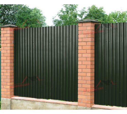 Купить профнастил C21-0.5, Ширина-1000, Viking E RAL6007 