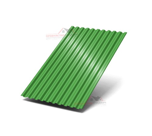 Купить профнастил C21-0.5, Ширина-1000, Полиэстер RAL6018 