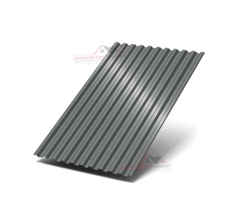 Профилированный лист C21-0.45, Ширина-1000, Полиэстер RAL7005